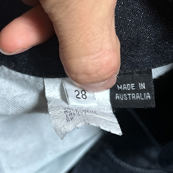 Vintage Y2K Ksubi Joey Neue  Dark Blue Skinny Australia Made Denim Jeans Mens 28 - Picture 10 of 11